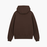 Brązowa bluza z kapturem 3D Muala