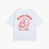 Biała koszulka MUALA KEBAB