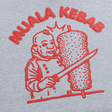 Szara bluza z kapturem MUALA KEBAB