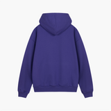 Fioletowa bluza z kapturem BOX