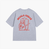 Szara koszulka MUALA KEBAB